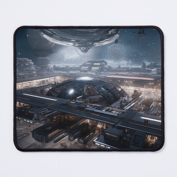 Item preview, Cosmic Hub: A Busy Spaceport designed and sold by PrintCove.