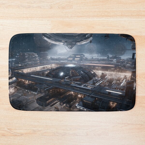 Item preview, Cosmic Hub: A Busy Spaceport designed and sold by PrintCove.