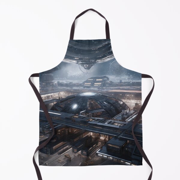 Item preview, Cosmic Hub: A Busy Spaceport designed and sold by PrintCove.
