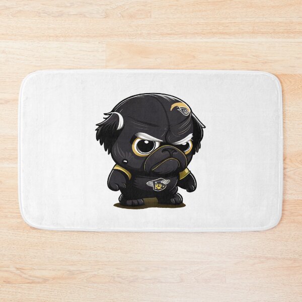 Item preview, French Bulldog (Pug) as football player seven designed and sold by MLArtifex.