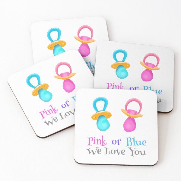 Item preview, Pacifiers. Pink or Blue, we Love You designed and sold by Josep Mestres.