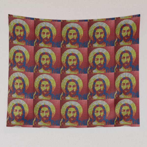 Item preview, Jesus Christ Rubik's cubes mosaic designed and sold by Speedsam Cube.