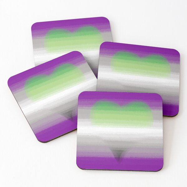 Item preview, Watercolor Greysexual Aromantic Pride Flag designed and sold by Sum-Thangs.