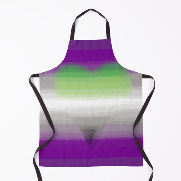 Aperçu de l'œuvre Watercolor Greysexual Aromantic Pride Flag créée et vendue par Sum-Thangs.