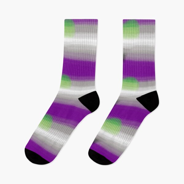 Item preview, Watercolor Greysexual Aromantic Pride Flag designed and sold by Sum-Thangs.