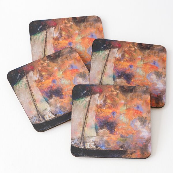 Item preview, Flower Clouds (1903) by Odilon Redon designed and sold by BossyCatHome.