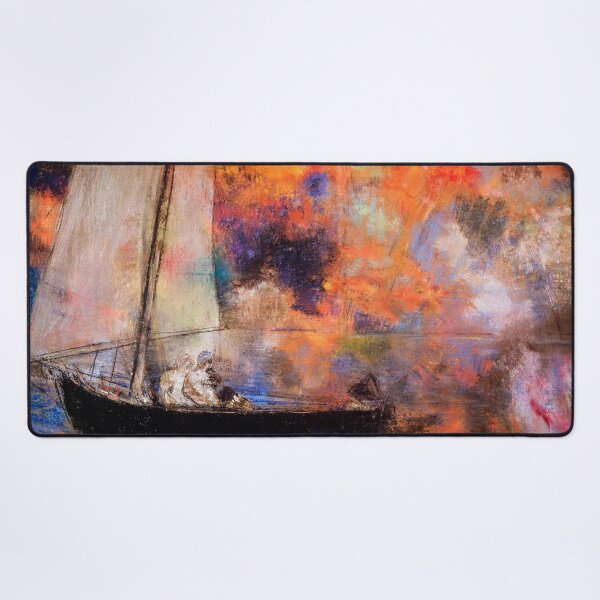 Item preview, Flower Clouds (1903) by Odilon Redon designed and sold by BossyCatHome.