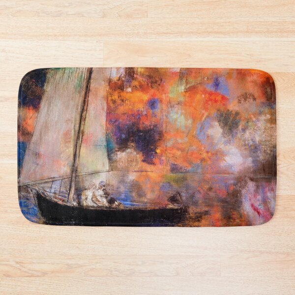Item preview, Flower Clouds (1903) by Odilon Redon designed and sold by BossyCatHome.