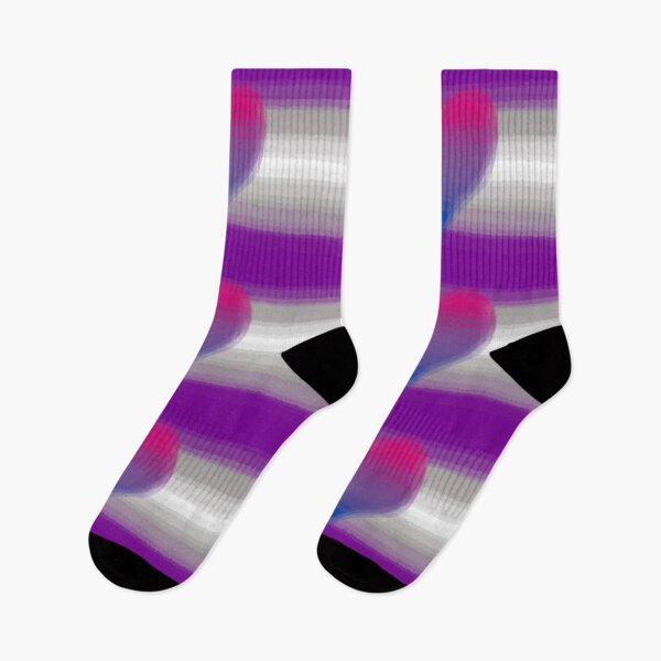 Item preview, Watercolor Greysexual Biromantic Pride Flag designed and sold by Sum-Thangs.