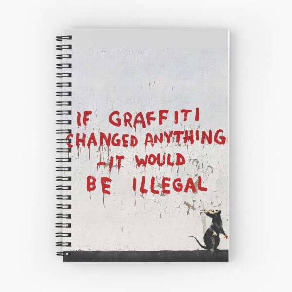 Item preview, BANKSY Graffiti Quote Rat designed and sold by WE-ARE-BANKSY.