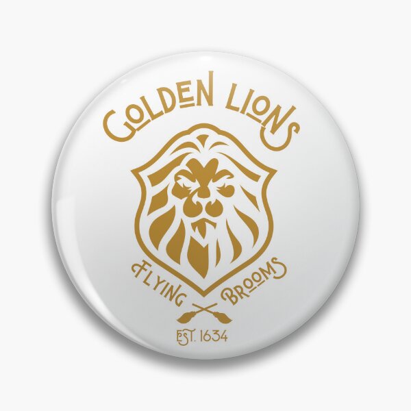 Item preview, Golden Lions Flying Brooms Team designed and sold by WhatTeeFox.