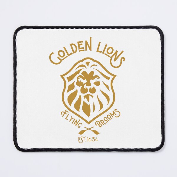 Item preview, Golden Lions Flying Brooms Team designed and sold by WhatTeeFox.