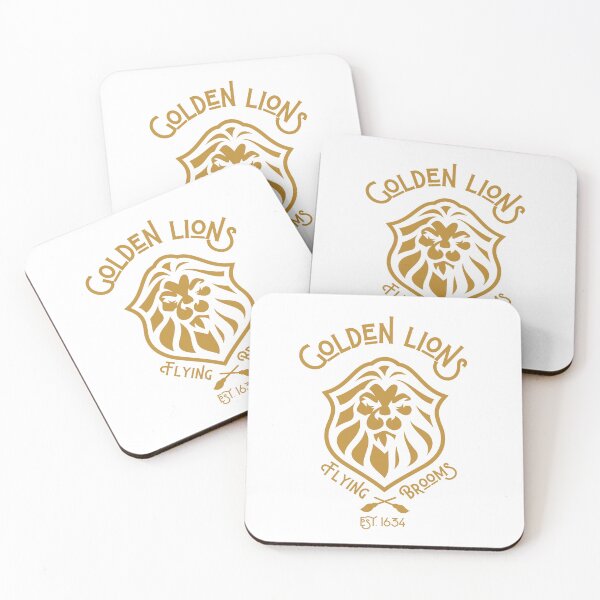 Item preview, Golden Lions Flying Brooms Team designed and sold by WhatTeeFox.