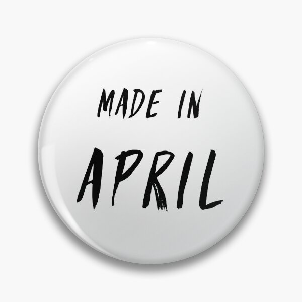 Item preview, Made in April Minimalistic text design designed and sold by Wolshebnaja.