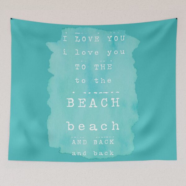 Item preview, I love you to the beach and back designed and sold by Corinne Alexa Jackson.