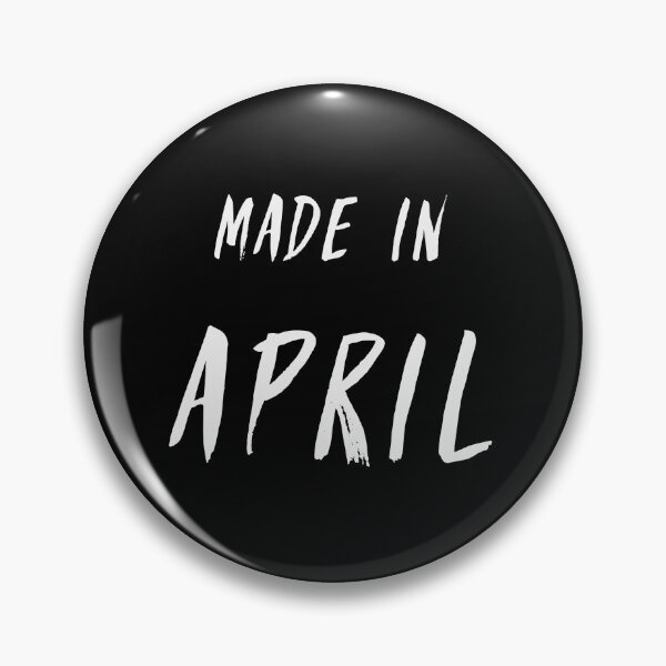 Item preview, Made in April Minimalistic text design designed and sold by Wolshebnaja.