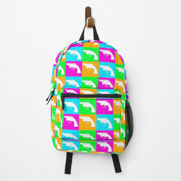Item preview, White Revolver Gun, pop art style designed and sold by PeterADesign.