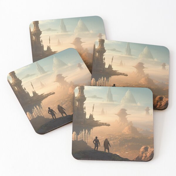 Item preview, Alien Metropolis Approaching designed and sold by PrintCove.