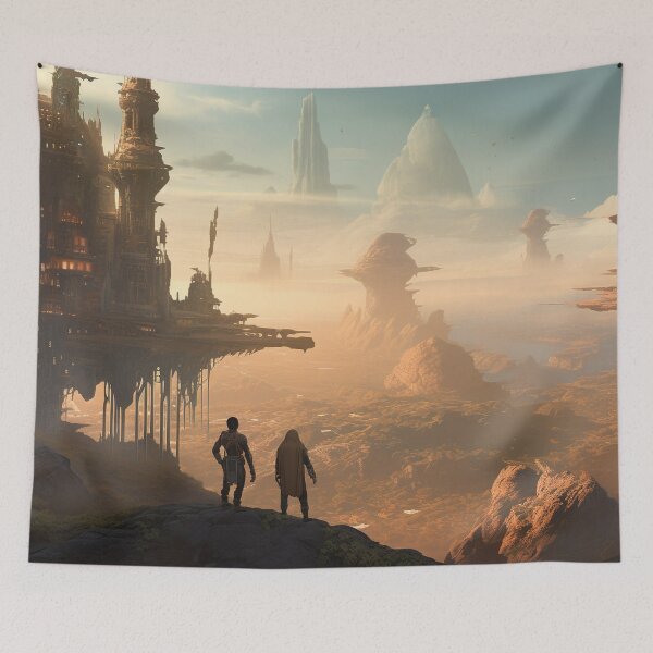 Item preview, Alien Metropolis Approaching designed and sold by PrintCove.
