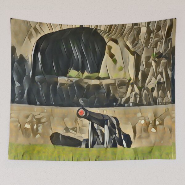 Item preview, Castle Cannon In Retro Pop designed and sold by Fearless-Fox.