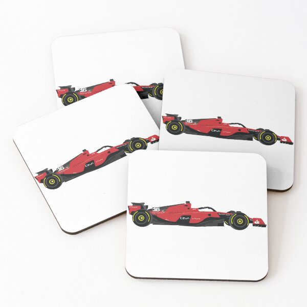 Item preview, Scuderia Ferrari F1 Team car 2023 SF23 drivers Charles Leclerc and Carlos Sainz designed and sold by FormulaGTee1.