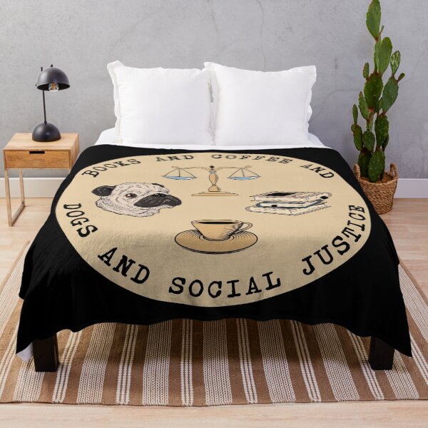Item preview, Books And Coffee And Dogs And Social Justice designed and sold by ValentinaHramov.