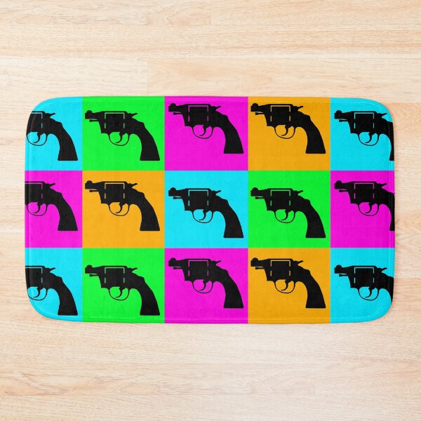 Item preview, Black Revolver Gun, pop art style designed and sold by PeterADesign.