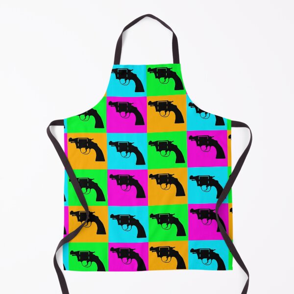 Item preview, Black Revolver Gun, pop art style designed and sold by PeterADesign.
