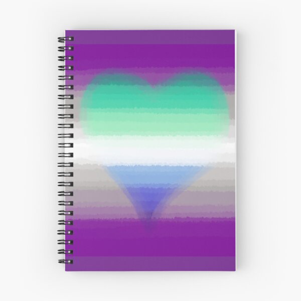 Aperçu de l'œuvre Watercolor Greysexual Homoromantic Gay Male Pride Flag créée et vendue par Sum-Thangs.