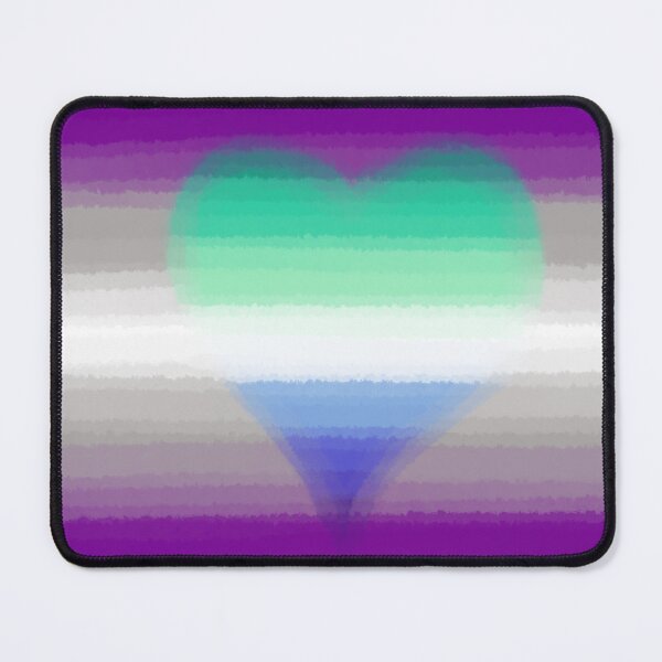Item preview, Watercolor Greysexual Homoromantic Gay Male Pride Flag designed and sold by Sum-Thangs.