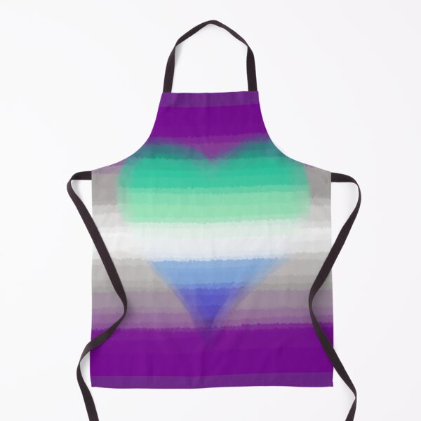 Item preview, Watercolor Greysexual Homoromantic Gay Male Pride Flag designed and sold by Sum-Thangs.