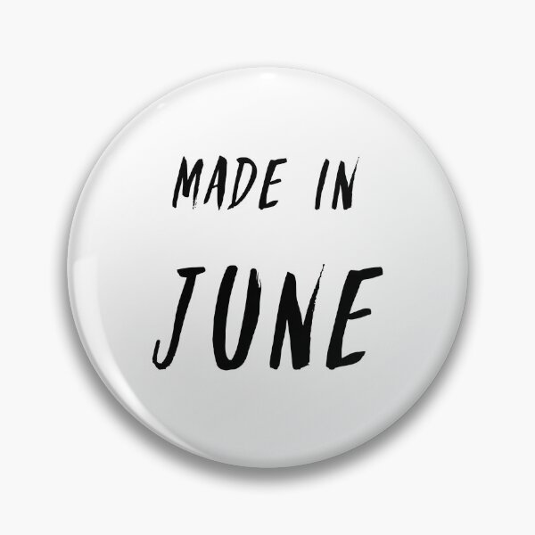 Item preview, Made in june simple text design designed and sold by Wolshebnaja.
