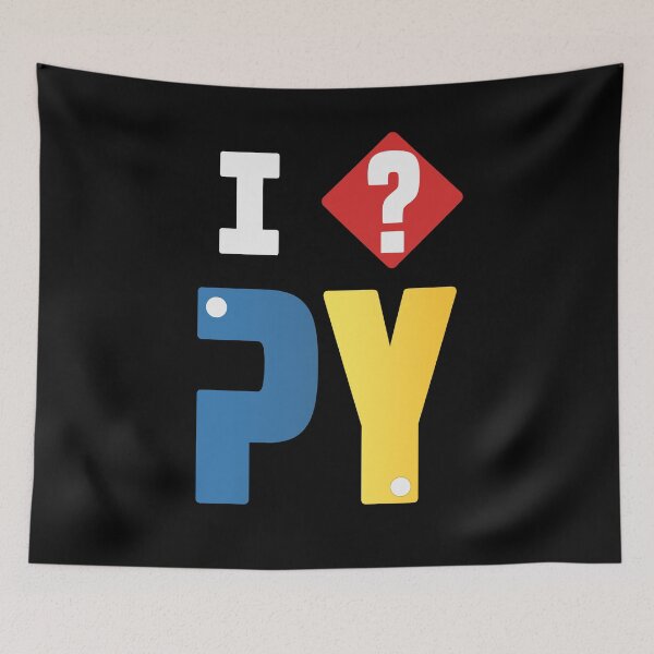 Item preview, I Love Py Programmer Humor Gift designed and sold by 14thFloor.