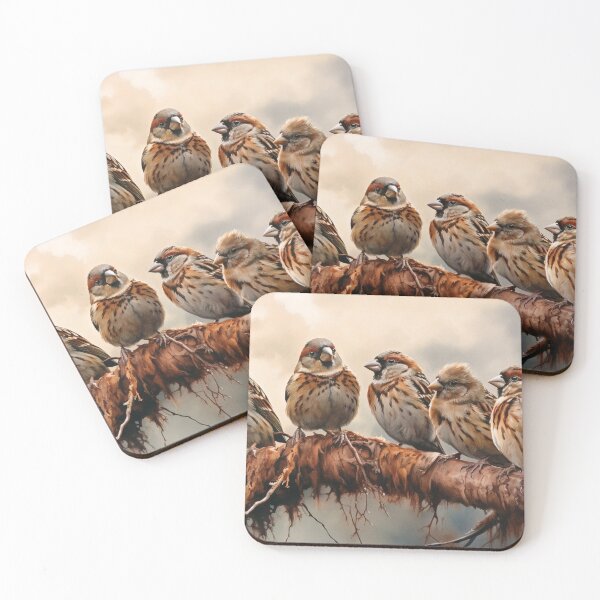 Item preview, gang of sparrows designed and sold by Lily-Abendstern.