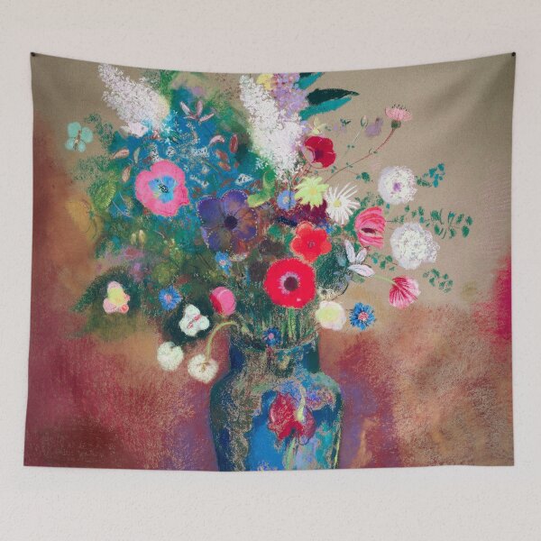 Item preview, Bouquet of Flowers (1900—1905) by Odilon Redon designed and sold by BossyCatHome.