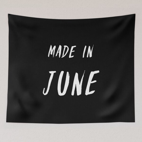 Item preview, Made in June simple text design designed and sold by Wolshebnaja.