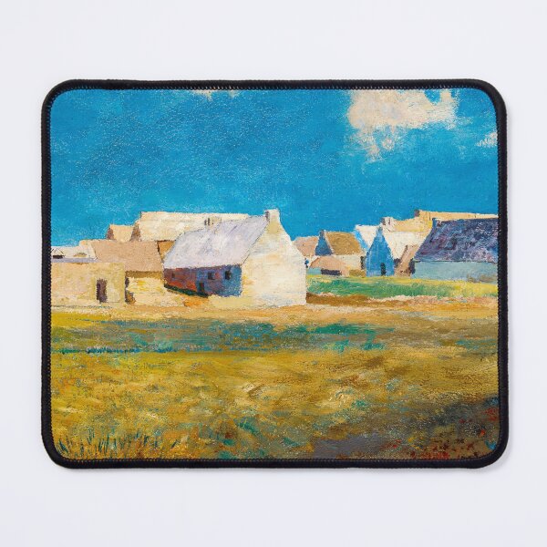 Item preview, Breton Village (1890) by Odilon Redon designed and sold by BossyCatHome.