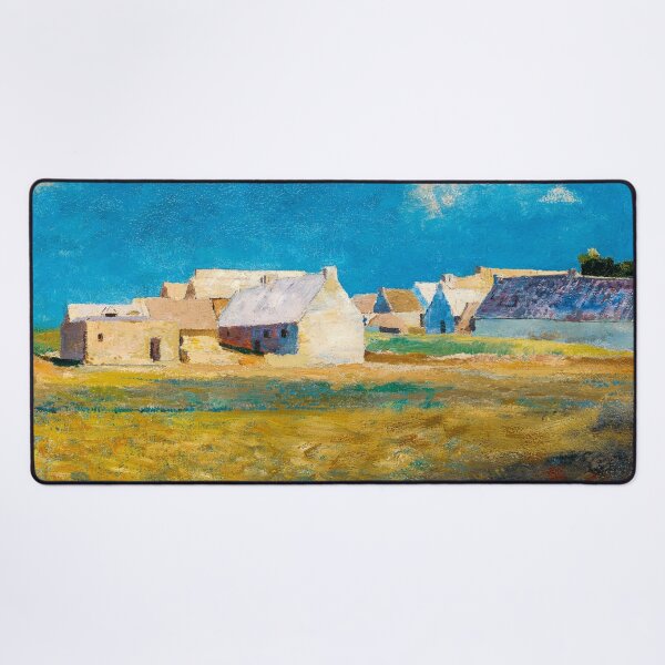 Item preview, Breton Village (1890) by Odilon Redon designed and sold by BossyCatHome.