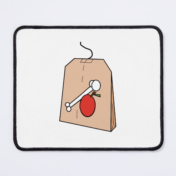 Item preview, Bone Apple Tea Pun Tea Bag Drawing designed and sold by BackgroundPixel.