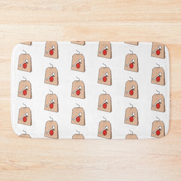 Item preview, Bone Apple Tea Pun Tea Bag Drawing  designed and sold by BackgroundPixel.