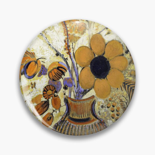 Item preview, Etruscan Vase with Flowers (1900—1910) by Odilon Redon designed and sold by BossyCatHome.