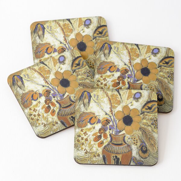 Item preview, Etruscan Vase with Flowers (1900—1910) by Odilon Redon designed and sold by BossyCatHome.