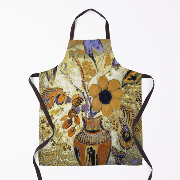 Item preview, Etruscan Vase with Flowers (1900—1910) by Odilon Redon designed and sold by BossyCatHome.