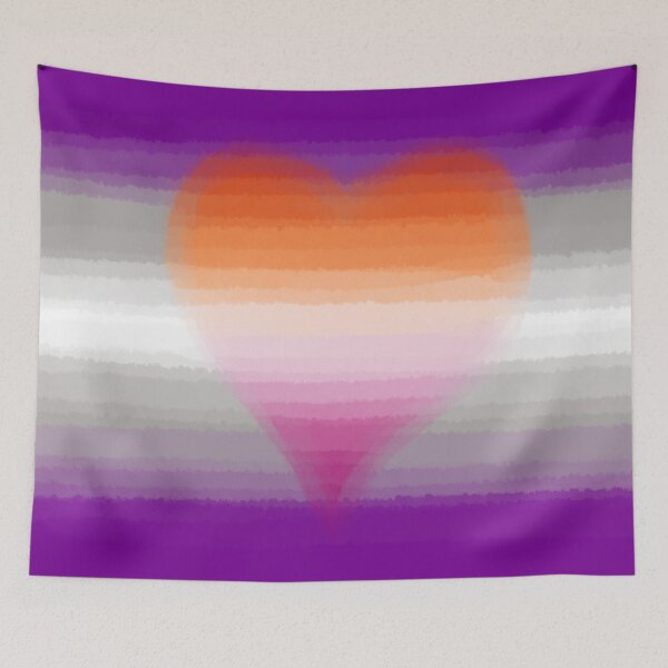 Item preview, Watercolor Greysexual Homoromantic Lesbian Pride Flag designed and sold by Sum-Thangs.