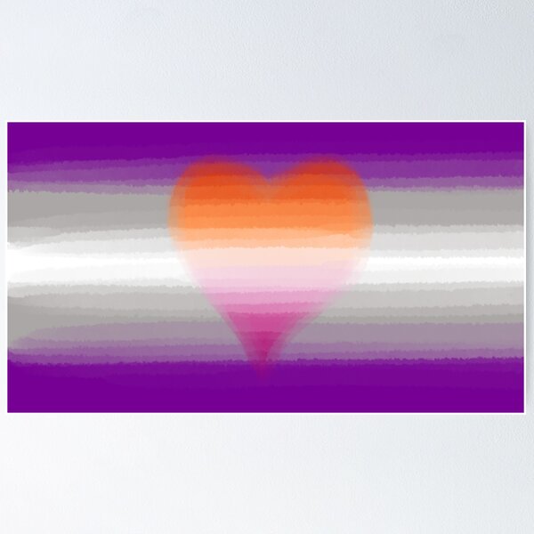 Item preview, Watercolor Greysexual Homoromantic Lesbian Pride Flag designed and sold by Sum-Thangs.