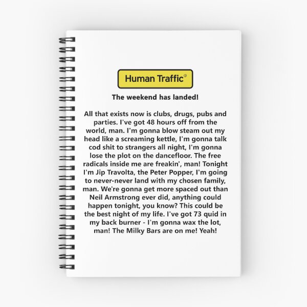 Item preview, Human Traffic - The Weekend Has Landed! designed and sold by mrmarkeden.