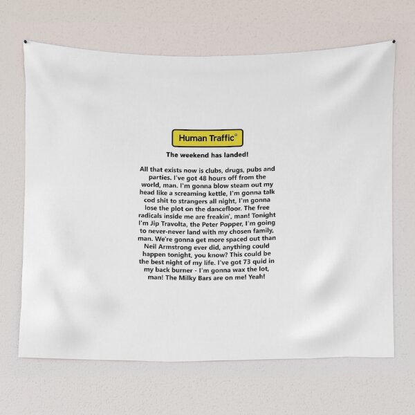 Item preview, Human Traffic - The Weekend Has Landed! designed and sold by mrmarkeden.