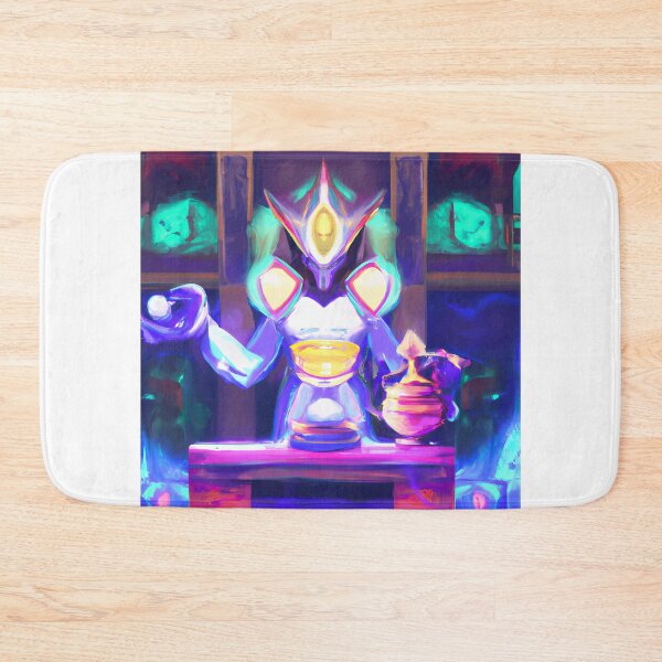 Item preview, Lamp Genie In Cyberpunk Universe designed and sold by KalipsoArt.