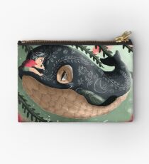 Girl doodling on her sky whale Studio Pouch