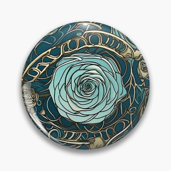 Item preview, Baby Blue Rose Pattern designed and sold by RooArtistry.